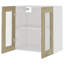 Black Hanging Glass Cabinet 60X31x60 Cm-584496441