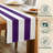 Purple Striped Table Runner 108" x 14"-27778789-27798651