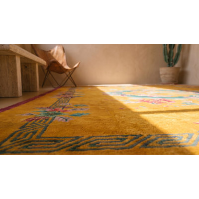 Tapis art déco chinois Happy