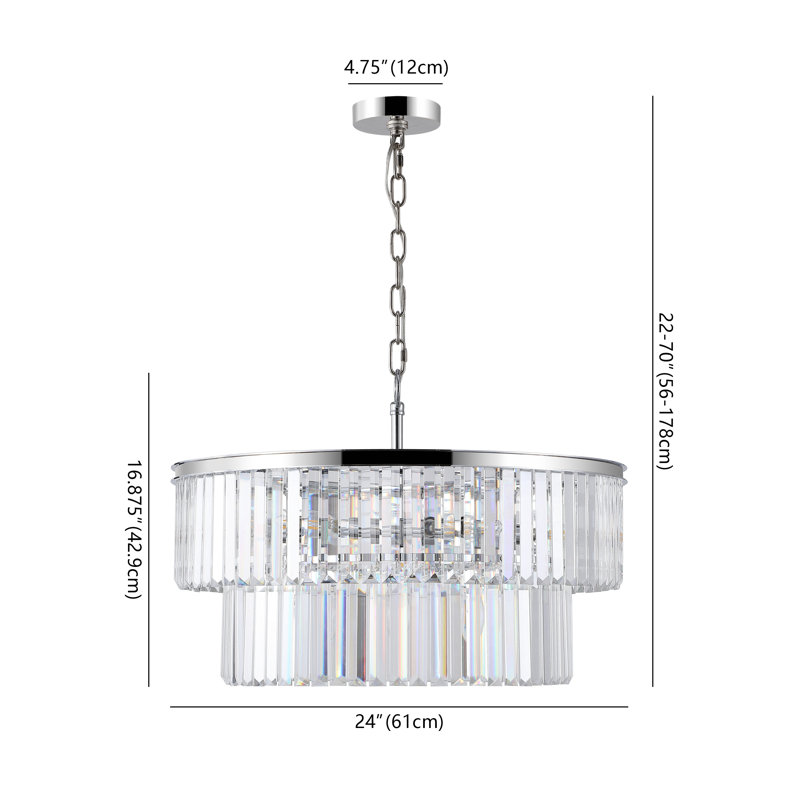 Lustre à 2 niveaux Maisy-Jayne