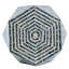 Tabouret de jardin - petite table d'appoint, motif traditionnel, polyvalent pour l'intérieur et l'extérieur, parfait pour le jardin / salon / patio