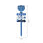 Piquet de jardin Menorah en bois