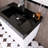 Sigolf 29.9 " W Free Standing Wall Mounted 1 Single Vanity Bathroom Vanity With Solid Surface Top-752912515-752912513