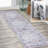 Didim Boho Medallion Machine-Washable Gray/Purple Rug-1367904771