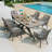 Outdoor 6-person Dining Set With Cushions
