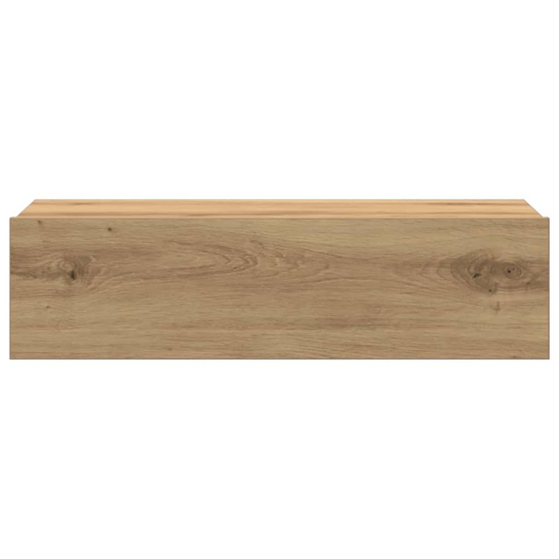 Bedside Cabinet 60X35 Cm Engineered Wood, Artisan oak