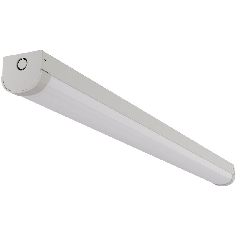 Éclairage de cage linéaire à 2 niveaux avec capteur de mouvement à 2 niveaux avec télécommande, 2 watts 10W / 20W 1250lm / 2500lm, 5000K, 100-277V, plafonnier commercial à DEL à intensité variable, ETL / DLC