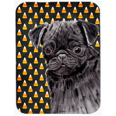 Planche à découper en verre caroline trésors carlin Halloween Candy Corn
