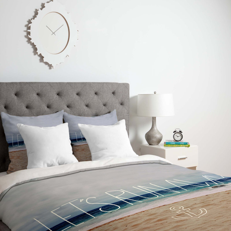 Leah Flores Modern & Contemporary Polyester Duvet Cover, Twin, Luxe