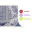 Tapis bleu / argent / oriental-2142678423