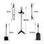 Leonie Steel Fireplace Tool Set-500760572-500760571