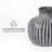 Handmade Rustic Terracotta Vase with Rounded Form & Ribbed Details-138717981