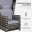 Aalijah Metal Outdoor Lounge Chair