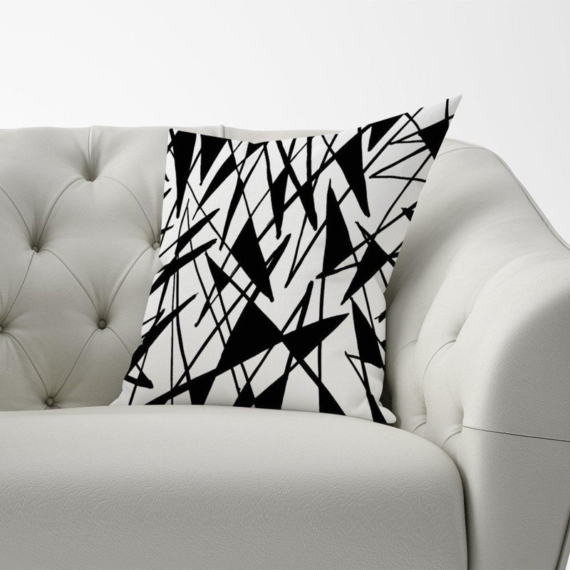 Klarice Abstract Square Cushion