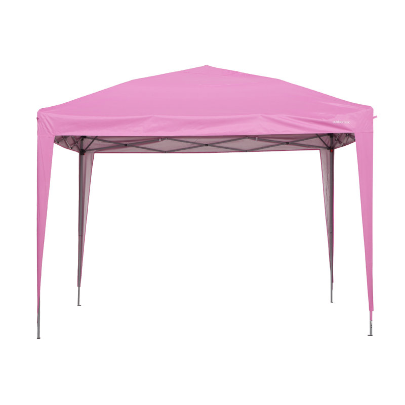10 pi. L 10 pi. D Auvent escamotable en métal, Rose