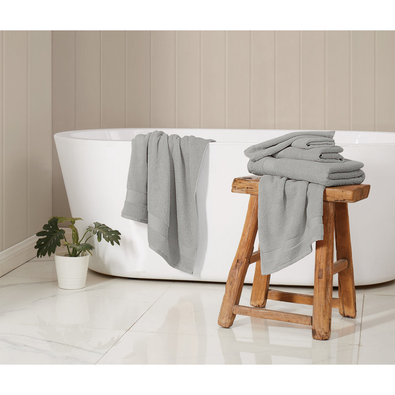 Ensemble de serviettes 6 pièces Trely Soft, Gris