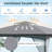 Patio Gazebo with Netting Walls 4 Sandbags Zippered Doors Outdoor-115098613-115098615