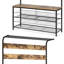 Doretta 100 cm W Hall Tree with Storage Bench and Shoe Storage