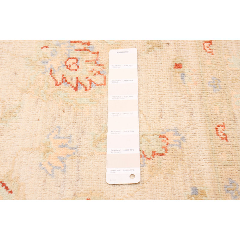 Tapis unique en laine noué à la main 4 pi 11 po x 6 pi 3 po nouvel âge Achiropita