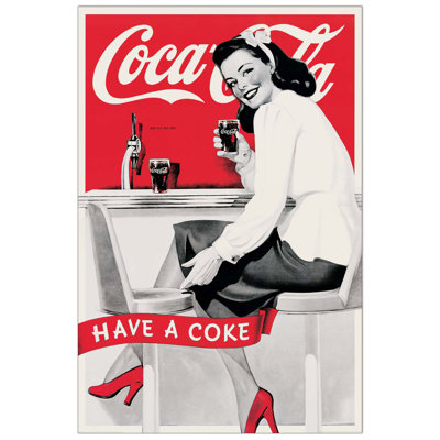 'Coca Cola Have A Coke' Vintage Advertisement