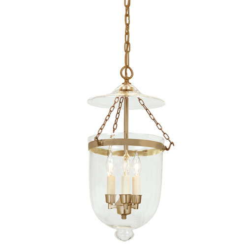Bryana 3 - Light Single Pendant, Rubbed brass