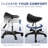 Ergonomic Design Saddle Stool