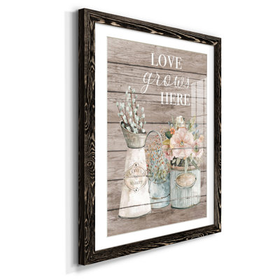 " Love Grows Here " Painting Print