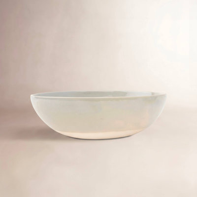 Shell Bisque Porcelain Serving Bowl