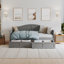 Lit de jour simple en bois massif avec tiroirs de rangement Nantucket Cottage-688494017