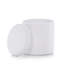 Domus White Matte Bathroom Storage Container