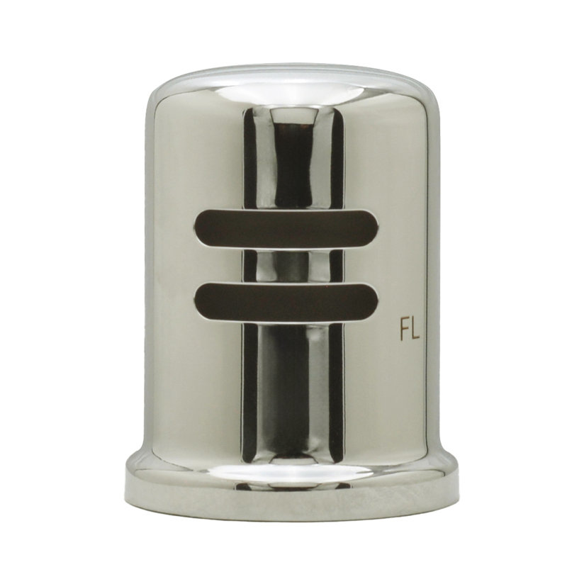 Jupe en laiton massif 1-3 - 4 po x 2-3 / 4 po avec jupe, Nickel poli