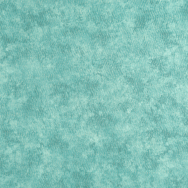 Precious Collection Glass Bead Cord Fabric Design Wallpaper Roll, Teal