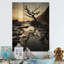 Plage, paysage, arbre, impression sur bois-181006873