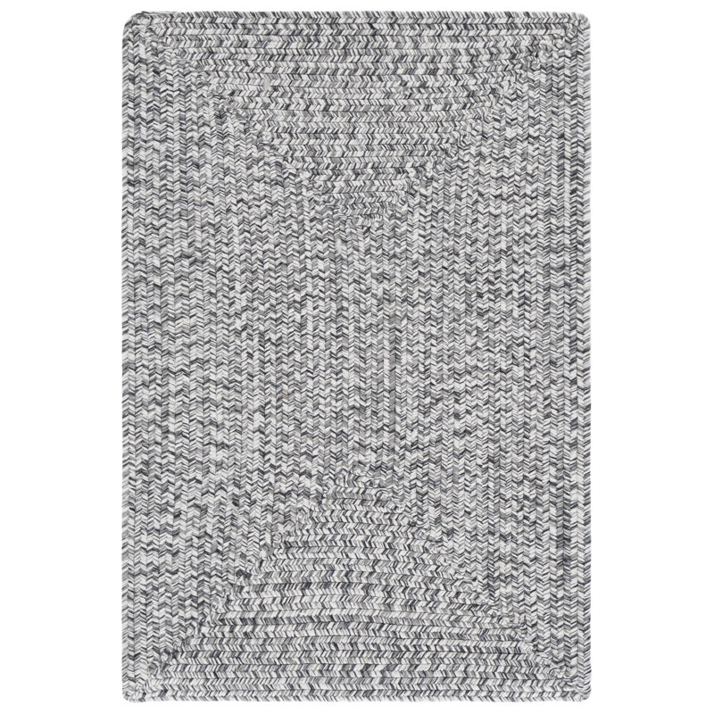 Kar Hand Woven Performance Machine Washable Rug, Rectangle 3' x 5', Gray/Ivory