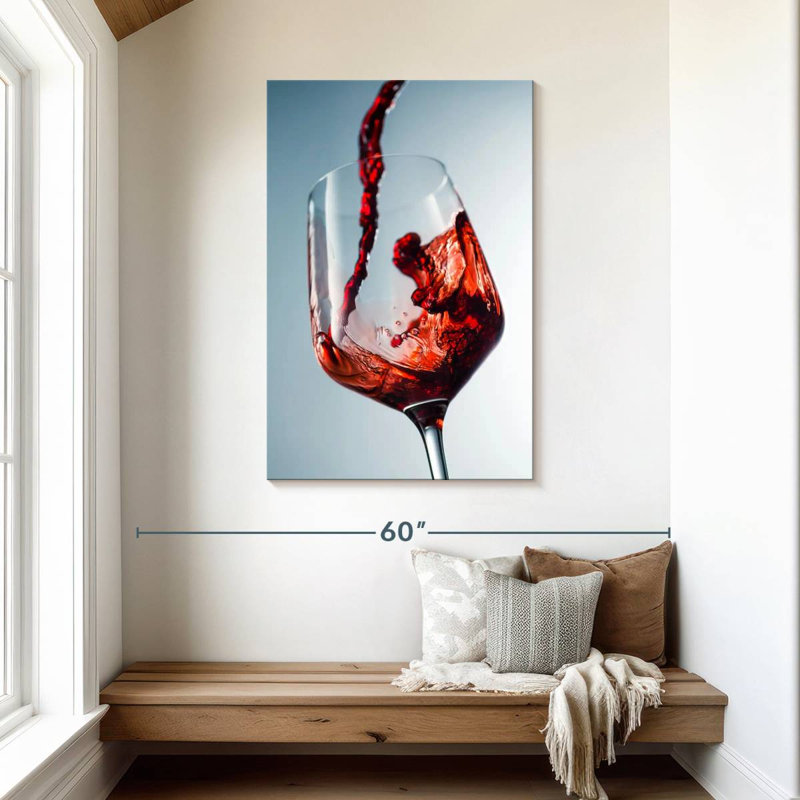 Yarlin pour le vin rouge, H 45 po x l 30 po