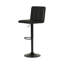 Swivel Upholstered Adjustable Height Counter Stool with Metal Frame