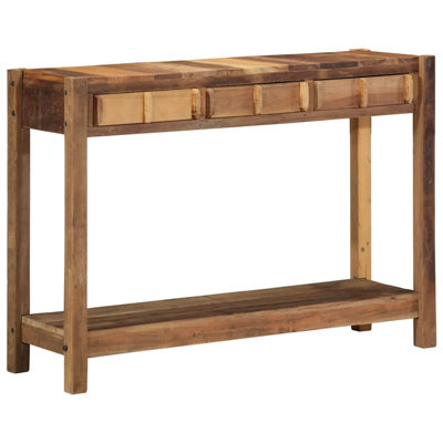 107cm Solid Wood Console Table