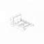 Lit plateforme tapissier en similicuir