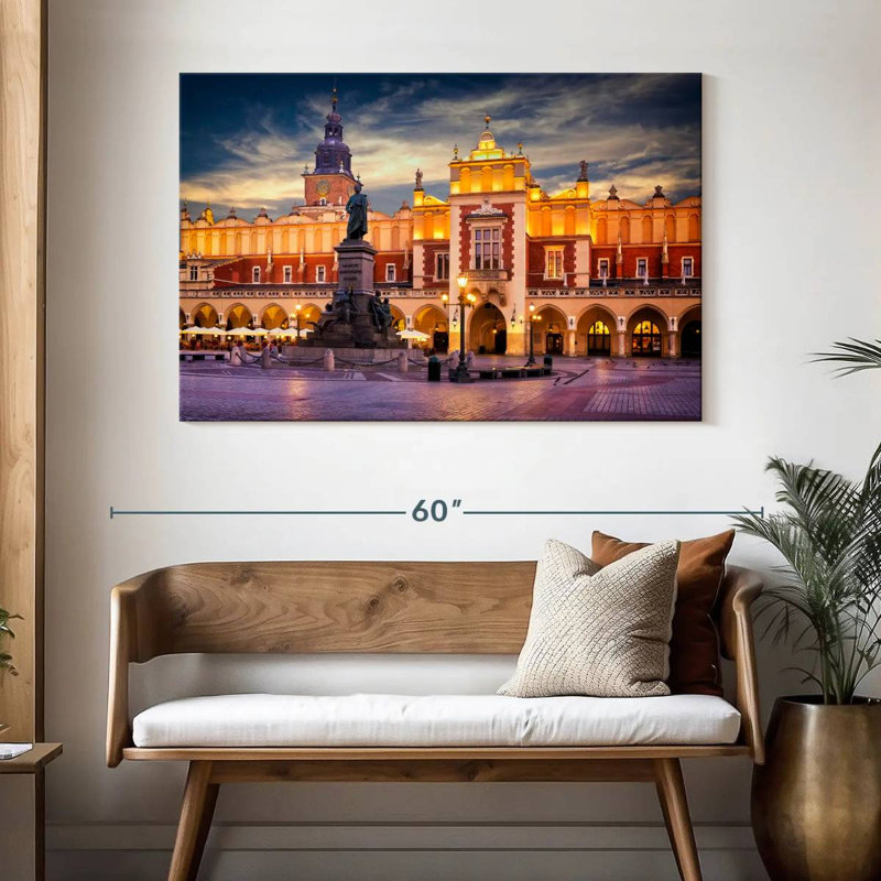 Krakow Cloth Hall, 32" H x 48" W