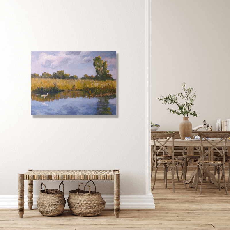 Intercoastal - Artist Enhanced Canvas Print, 30" H x 40" W x 1.5" D, Unframed