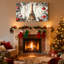 «Christmas Christmas Broom Holiday», ensemble de 3 impressions sur toile-1717377222