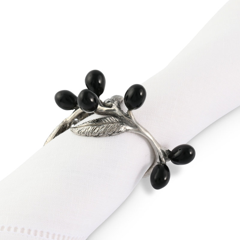 Olive Metal Napkin Ring
