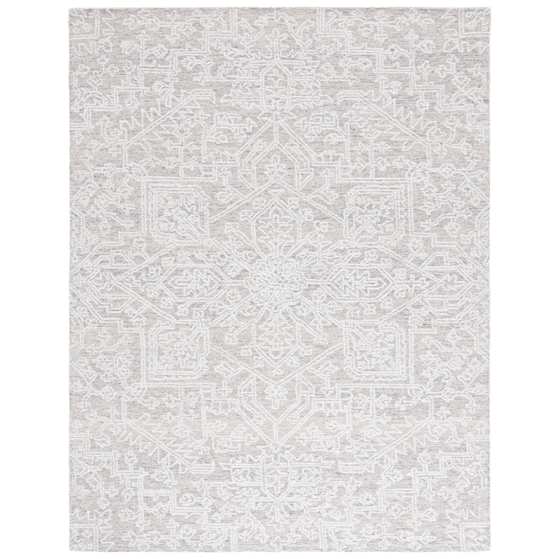 Mabil Hand Tufted Performance Oriental Rug, Rectangle 8' x 10'