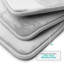Ultra-soft, absorbent viscoelastic foam mat with non-slip backing-273691249