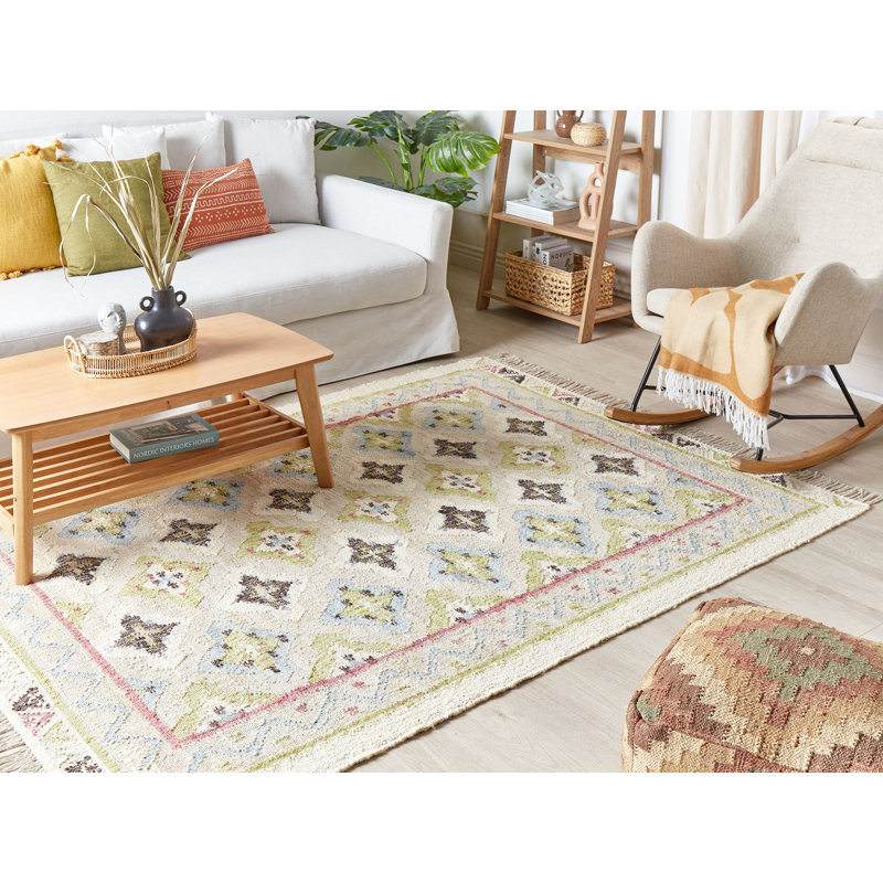Candius Geometric Hand Woven Area Rug, Rectangle 160 x 230cm