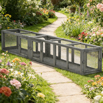 Tunnel de jeu d'extérieur pour chat avec une conception flexible, connecte les fenêtres et les maisons, convient aux chats de moins de 10 lb, maison polyvalente gris foncé, cages, fabrication robuste, gris, lb