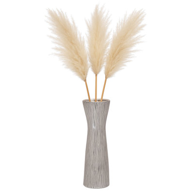 Richarson Ribbed Ceramic Floor Vase