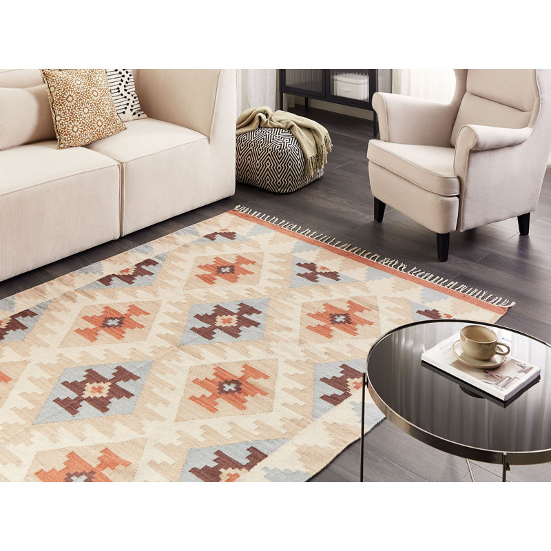 Sisk Southwestern Hand Woven Area Rug, Rectangle 160 x 230cm