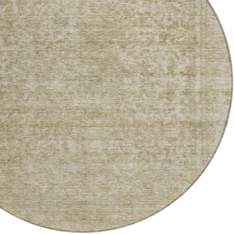 Tapis d'intérieur rond 8 po