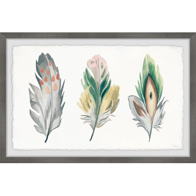 Festive Feathers by Parvez Taj - Single Picture Frame Painting
